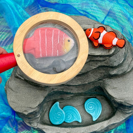 Yellow Door Sensory Stone Fish 8pc  hi\-res